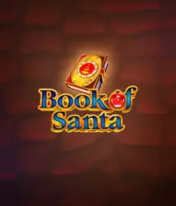 Celebrate the holiday spirit with Book of Santa slot by Endorphina, highlighting an ornate golden book emblazoned with Santa's iconic image. This graphic captures the charm and joy of Christmas, set against a cozy red background. Perfect for players looking to get into the holiday spirit, promising a delightful escape. 